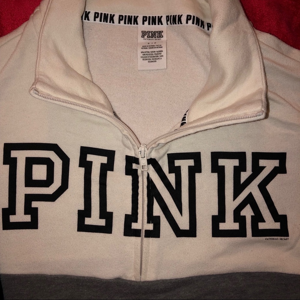Quarter zip Pink sweatshirt